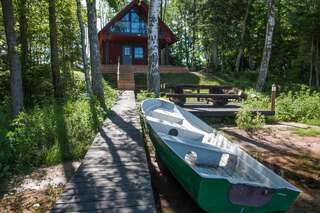 Дома для отпуска Karujärve Camping Paiküla Дом для отпуска с видом на озеро-1